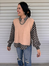 Load image into Gallery viewer, Cable Knit Sweater Vest **5 COLORS**
