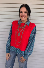 Load image into Gallery viewer, Cable Knit Sweater Vest **5 COLORS**