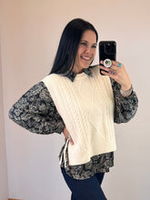Load image into Gallery viewer, Cable Knit Sweater Vest **5 COLORS**