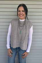 Load image into Gallery viewer, Cable Knit Sweater Vest **5 COLORS**