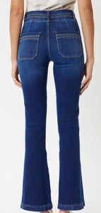 High Rise Double Button Flare KanCan Jeans *PETITE*