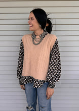 Load image into Gallery viewer, Cable Knit Sweater Vest **5 COLORS**