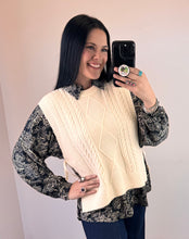 Load image into Gallery viewer, Cable Knit Sweater Vest **5 COLORS**