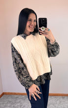 Load image into Gallery viewer, Cable Knit Sweater Vest **5 COLORS**