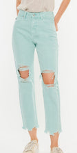 Load image into Gallery viewer, Seafoam Mom Fit KanCan Jeans