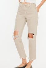 Load image into Gallery viewer, Taupe Mom Fit KanCan jeans.
