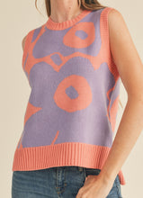 Load image into Gallery viewer, Abstract Floral Sweater Vest **4 COLORS**
