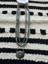Load image into Gallery viewer, Gemstone Navajo Pearl Necklace
