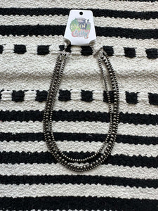 18'' 3-Strand Polished Navajo Pearl Necklace