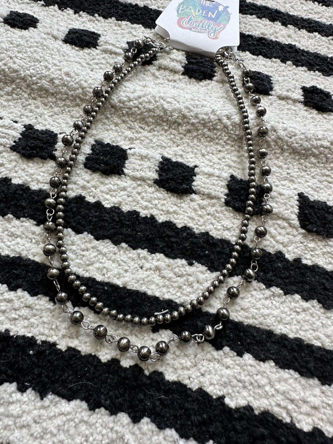 16'' 2-Strand Navajo Pearl Necklace