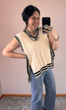 Load image into Gallery viewer, Double Side Tie Sweater Vest **2 COLORS**
