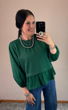 Load image into Gallery viewer, Mixed Peasant Top **2 COLORS**
