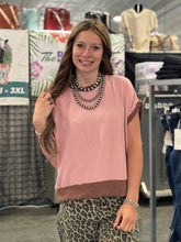 Load image into Gallery viewer, Urban Ribbed Contrast Top ** 2 COLORS **
