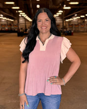Load image into Gallery viewer, Flutter Sleeve Urban Ribbed Top
