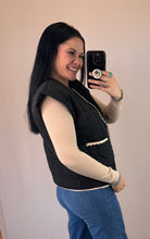 Load image into Gallery viewer, Black Quilted Vest
