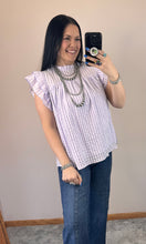 Load image into Gallery viewer, Checkered Seersucker Top **2 COLORS**
