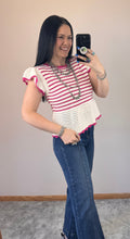 Load image into Gallery viewer, Striped Sweater Top **2 COLORS**
