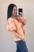 Load image into Gallery viewer, Striped Bow Top **2 COLORS**
