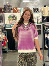 Load image into Gallery viewer, Ribbed Striped Pullover **5 COLORS**
