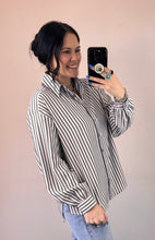 Load image into Gallery viewer, Striped Button Down Top **3 COLORS**
