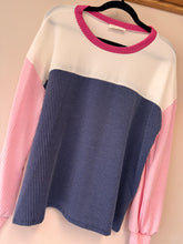 Load image into Gallery viewer, Navy Colorblock Top - PLUS
