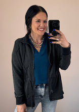 Load image into Gallery viewer, Black Washed Jacket
