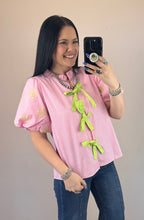 Load image into Gallery viewer, Striped Bow Top **2 COLORS**
