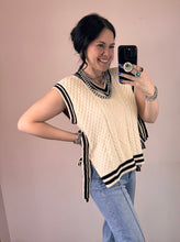 Load image into Gallery viewer, Double Side Tie Sweater Vest **2 COLORS**
