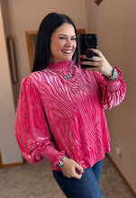 Load image into Gallery viewer, Velvet Zebra Top **2 COLORS**
