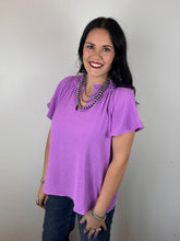 Load image into Gallery viewer, Solid Split Neck Top **2 COLORS** - PLUS
