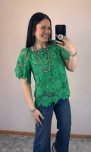 Load image into Gallery viewer, Floral Lace Square Neck Top **4 COLORS**
