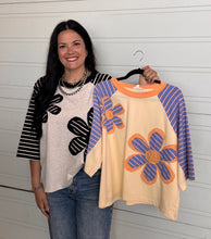 Load image into Gallery viewer, Daisy Striped Detail Top **2 COLORS**
