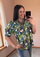 Load image into Gallery viewer, Floral Scallop Trim Top **3 COLORS**
