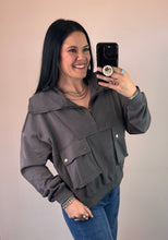 Load image into Gallery viewer, 1/4 Zip Pullover **2 COLORS** - PLUS
