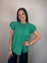 Load image into Gallery viewer, Layered Ruffle Sleeve Top **4 COLORS**

