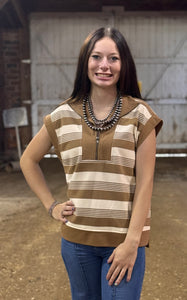 Striped Pullover Vest **4 COLORS**
