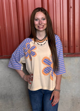 Load image into Gallery viewer, Daisy Striped Detail Top **2 COLORS**
