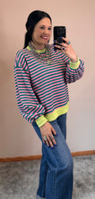 Load image into Gallery viewer, Striped Sweatshirt ** 2 COLORS**
