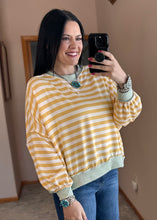 Load image into Gallery viewer, Striped Colorblock Top **3 COLOR**
