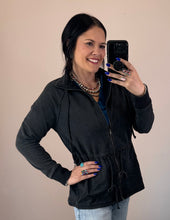 Load image into Gallery viewer, Black Washed Jacket
