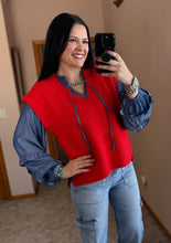 Load image into Gallery viewer, Vneck Sweater Vest **4 COLORS**
