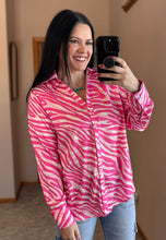 Load image into Gallery viewer, Zebra Satin Top **2 COLORS**
