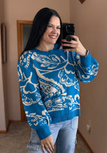Load image into Gallery viewer, Paisley Knit Sweater **2 COLORS**
