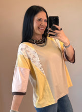 Load image into Gallery viewer, Floral Panel Top **2 COLORS**
