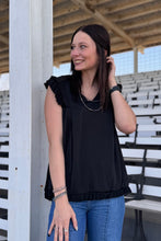 Load image into Gallery viewer, Double Ruffle Sleeve Top **2 COLORS**
