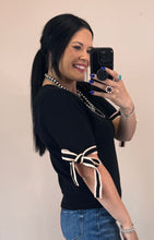 Load image into Gallery viewer, Box Tied Sleeve Sweater Top **2 COLORS**
