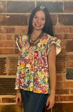 Load image into Gallery viewer, Multicolor Floral Top
