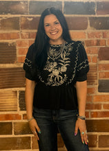 Load image into Gallery viewer, Embroidered Babydoll Top **3 COLORS**
