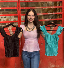 Load image into Gallery viewer, Satin Square Neck Top **3 COLORS**
