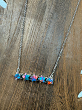Load image into Gallery viewer, 5 Star Stone Necklace **2 COLORS** 18”
